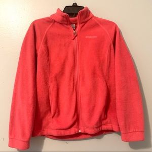 Columbia Fleece Jacket: Pink